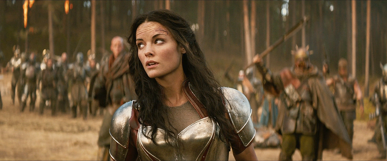 thor 2 lady sif battle close up