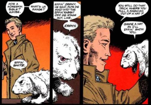 Steve Dillon em Hellblazer, com John Constantine. 
