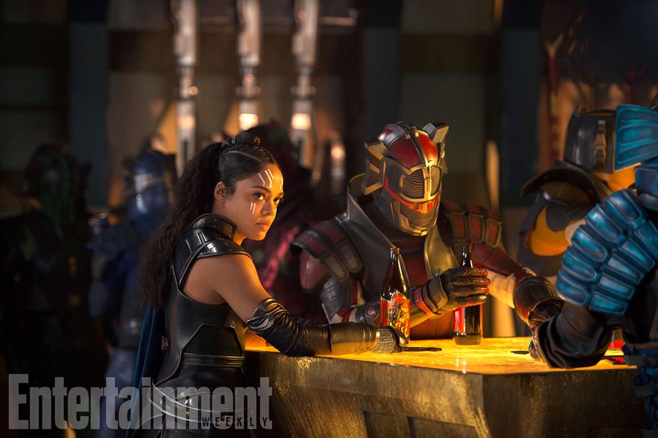 thor ragnarok EW valkyrie in the bar