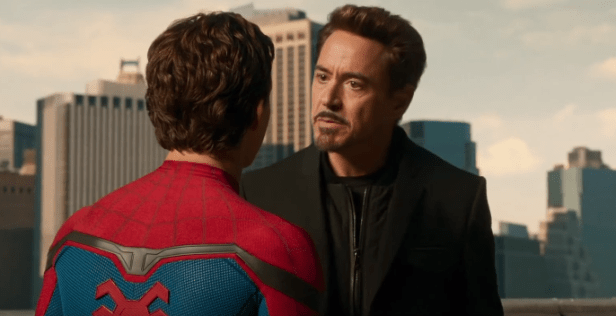 homecoming trailer spidey and stark