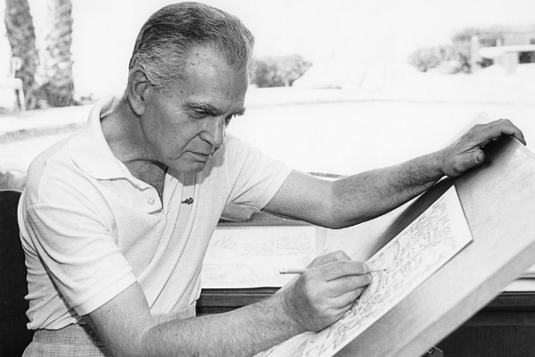 jack kirby drawining in the 80s