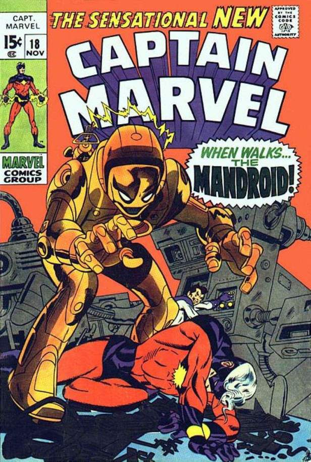 captain marvel 18 cover 1969