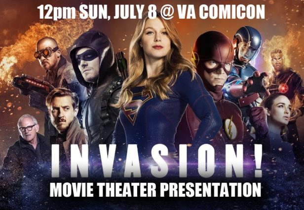 dc comics Invasion tv crossover