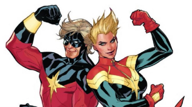 captains marvel mar-vell and carol danvers