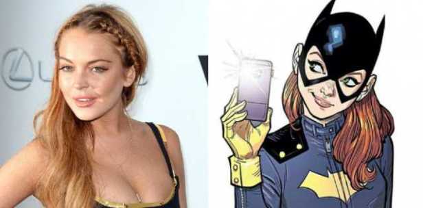 lindsay lohan and batgirl