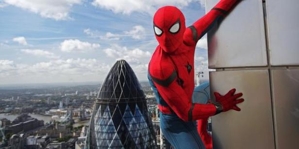 sipder-man in london montage