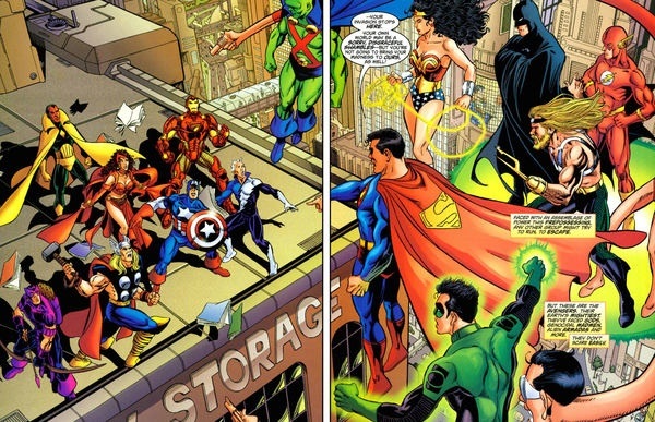 JLA avengers first meeting by busiek and perez
