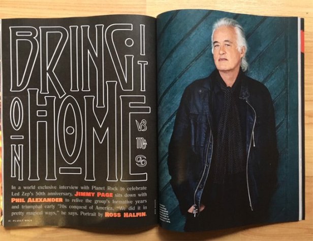 led zeppelin jimmy page on planet rock magazine 2018