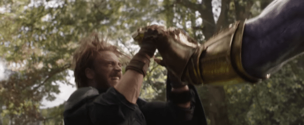 Infinity War Trailer 2 cap and the thanos hand 2