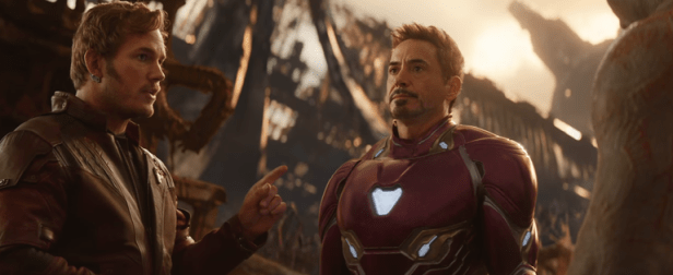 Infinity-War-Trailer star-lord and iron man