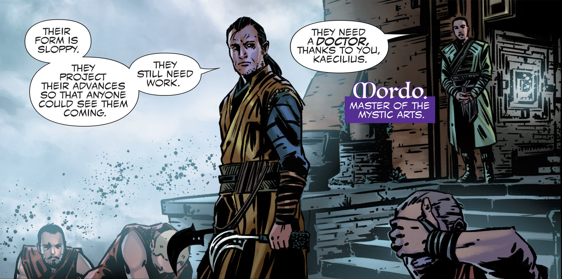 doctor strange Kaecilius_and_Mordo comics adaptatiion tie-in