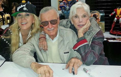 Stan Lee, Joan Lee and JC Lee
