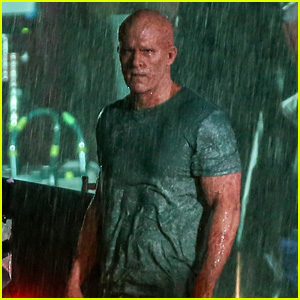 deadpool unmasked rain scene