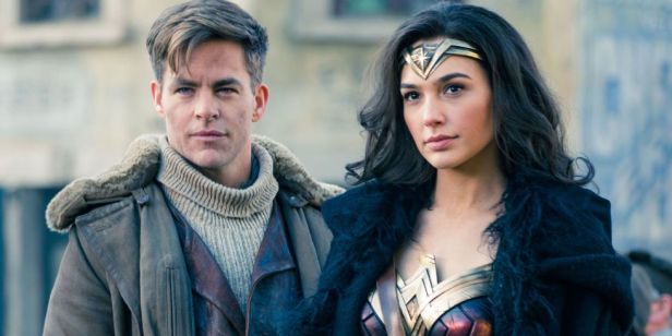 wonder-woman-gal-gadot and chris pine steve trevor
