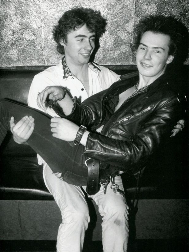 syd vicious and glen matlock 1978