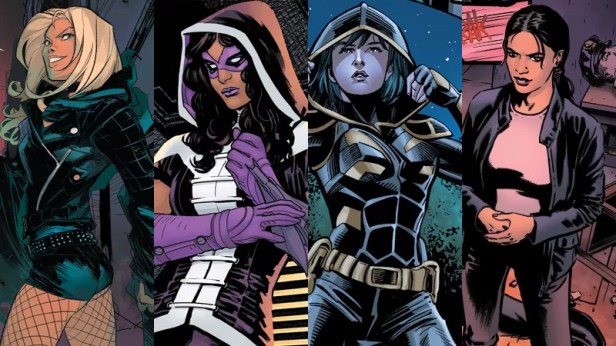birds of prey black canary huntress cassandra cain rene montoya