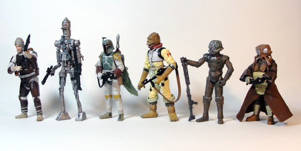 star wars Bounty Hunter toys