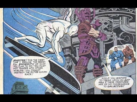 fantastic four 50 silver surfer and galactus